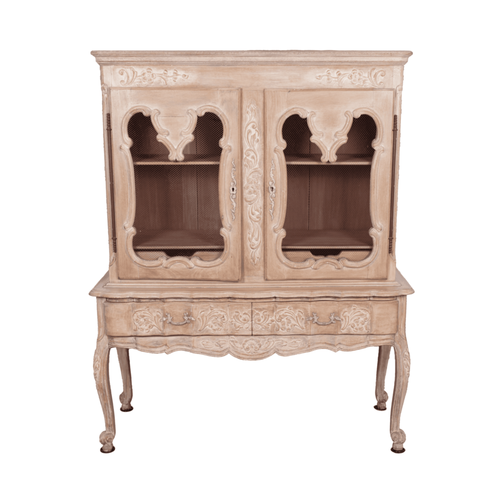 Exquisite Antique Solid Oak Cabinet